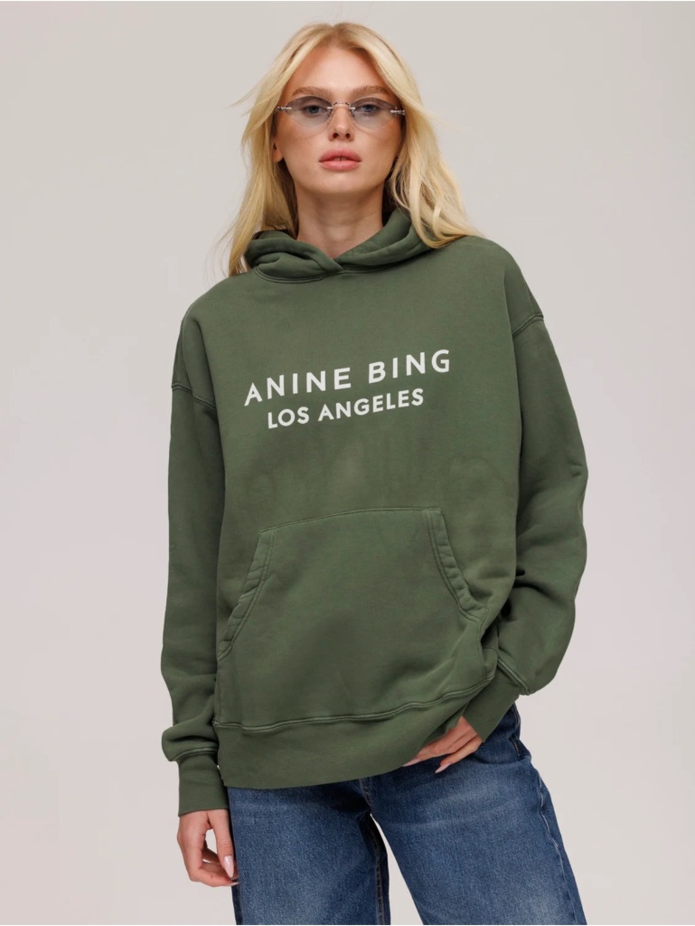 Anine Bing oversized Alto Logo Hoodie XS